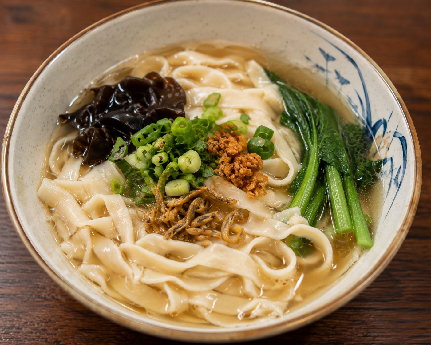 Pan mee soup